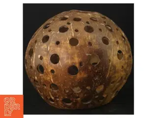 Dekorativ kokosnødde-lampe (str. Ø. 10 cm. og ø, 5 cm)
