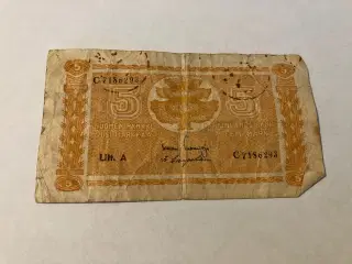 5 Markkaa Finland - Very bad condition