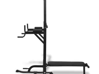 Styrketårn med bænk til sit-ups