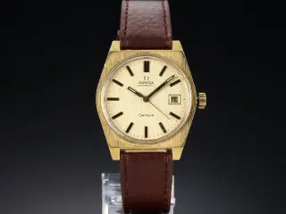 Omega 'Genéve'. Vintage herreur i forgyldt stål