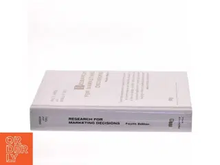 Research for Marketing Decisions af Paul E. Green; Donald S. Tull (Bog)