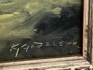 Maleri af KJ Andersen sælges.