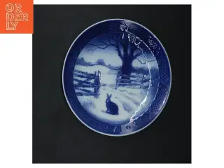 Juleplatte 1971 fra Royal Copenhagen (str. Ø 18 cm)