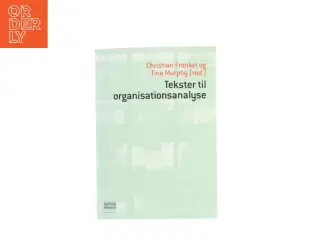 Tekster til organisationsanalyse (Bog)