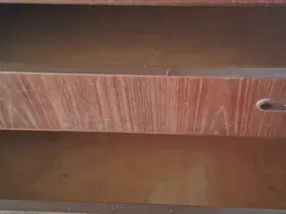 Kommode i teaktræ 6 skuffer 