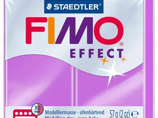 FIMO® Effect Neon Lilla Ler 57g - Kreativitet Uden Grænser