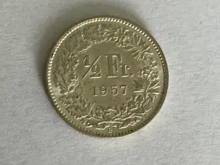 1/2 Franc Switzerland 1957