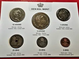 DET KGL Møntsæt 1988