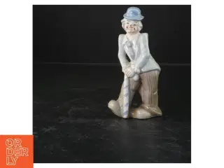 Porcelænsfigur af mand (str. 17x8,5 cm)