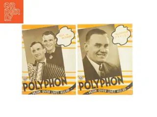 Vintage Polyphon musikplakater (str. 30 x 23 cm)
