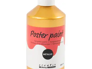 Temperamaling Metallic, guld, 300ml/ 1 pk.