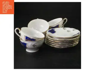 Porcelænskopper og underkopper fra Winterling (str. 12 & 8x4 cm)