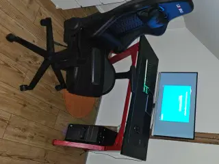 Gaming/spille setup 