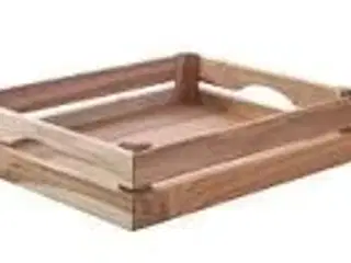 6 stk. Kasse Teak 1/2 GN B325 x D265 x H50 mm WOOD by KEN STORKØKKEN