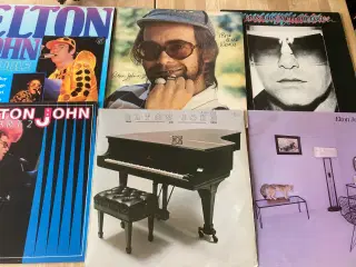 6 LP med ELTON JOHN