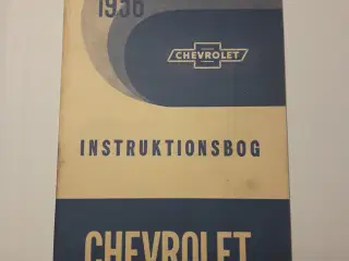 Chevrolet 1956 Original Instruktionsbog på Dansk