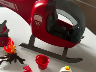 Playmobil helikopter med figurer