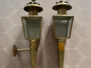 Originale, antikke vognlygter