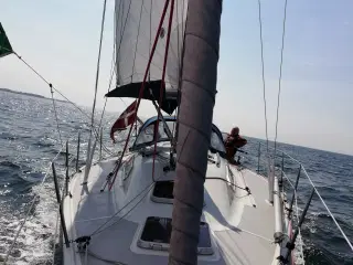 34 fods sejlbåd i det sydfynske øhav
