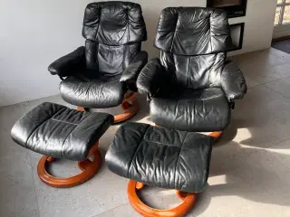 2xstressless + skammel 