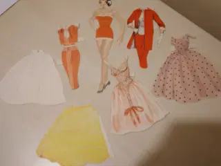 påklædningsdukker fra 1950'erne