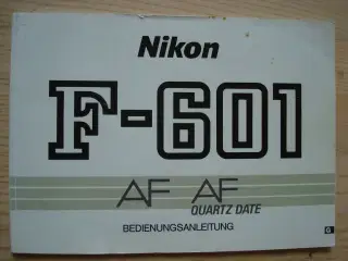 Nikon F 601 Quarz Date