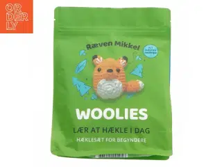 Ræven Mikkel hækkesæt fra Woolies (str. 11,5x9 cm)