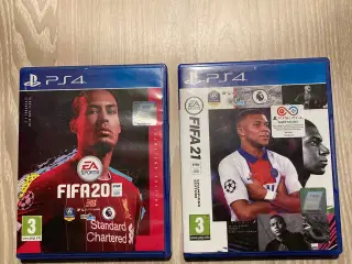FIFA 20 og FIFA 21 til PS4