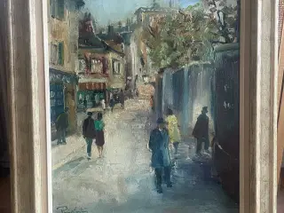 Flot Poul Kastrup (1920-1987) maleri fra Paris