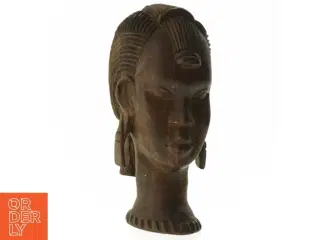 Afrikansk træskulptur (str. 10 x 21 cm)