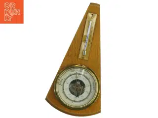 Vintage barometer med termometer