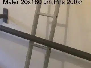 Kabelstige galvaniseret stål 180x20 cm