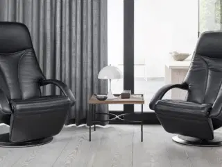 2 Berg Dream Balance læderlænestol