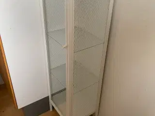 Glas/metal skab
