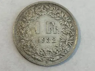 1 Franc Switzerland 1932