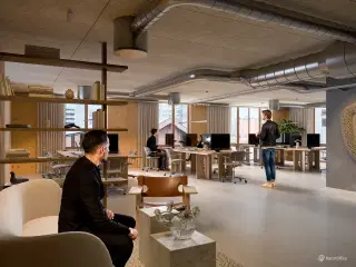 Unikt kontor, butik eller showroom med topbeliggenhed i Nordhavn