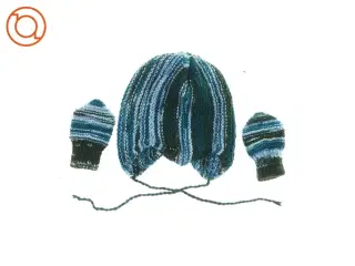 Strikket djævlehue med vanter