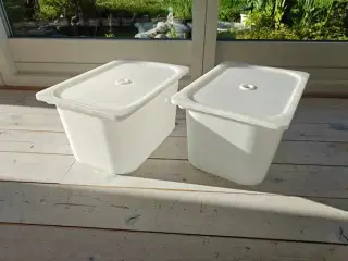 IKEA Trofast plastikkasser med låg, 2 stk