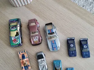Vintage legetøjsbiler  fra 1980'erne og 1990'e