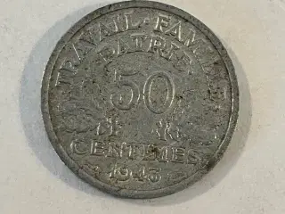 50 Centimes France 1943
