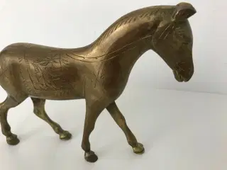 Stor messing hest (ældre)