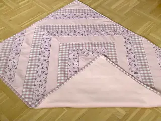 Luksus babytæppe i patchwork