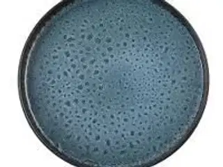 11 stk. Tallerken lav kant stentøj drops 220 mm Rustik