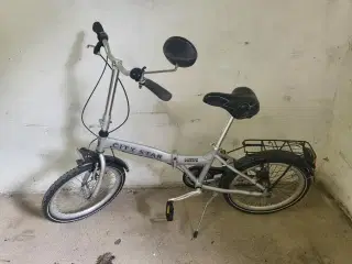 2 stk Mini cykel i alu meget lette sammenklappelig