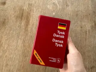 Dansk/tysk ordbog fra Gyldendal