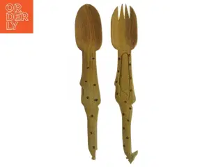 Salatbestik i træ (str. Længde. 48 cm)