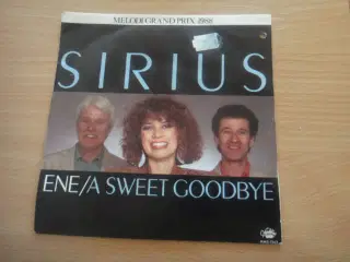 SINGLE - Sirius - Ene / A sweet Goodbye 