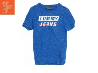 Blå T-Shirt med Tommy Jeans logo fra Tommy Hilfiger (str. 140)
