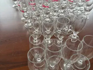 Stikglas i forskellige størrelse