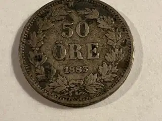 50 øre 1883 Sweden